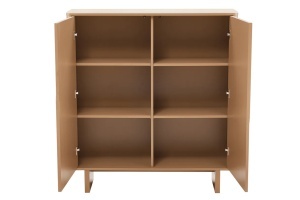 DULAP LIVING SAVOY 130CM, 3D, REALIZAT DIN MDF SI PLACA CERAMICA, CULOARE TRAVERTIN, ARTIM GROUP SELECTION - Img 3