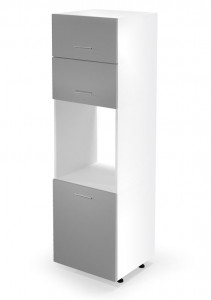 DULAP + MASCA CUPTOR VENTO DP 60-214 ALB/GRI STIL MODERN HALMAR