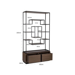 DULAP/ORGANIZATOR BONVOY, 211399, MARO, DIN FURNIR DE STEJAR, STIL MODERN, RICHMOND INTERIORS - Img 6