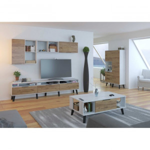 DULAP ORGANIZATOR SVEN 2D3S DIVERSE VERSIUNI DIN PLACI LAMINATE SI LEMN VLD - Img 6