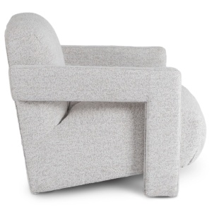 FOTOLIU, ARTIM MEBLE, REALIZAT DIN MATERIAL BOUCLE GRI SI METAL, STIL MODERN - Img 3