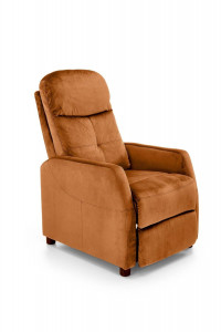 FOTOLIU CONFORTABIL FELIPE 2, SCORTISOARA, TAPITERIE DIN CATIFEA, CU FUNCTIE DE RABATARE, STIL MODERN