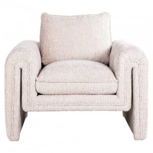 FOTOLIU CONFORTABIL SANDRO, CREM, TAPITERIE BOUCLE, STIL MODERN, RICHMOND INTERIORS - Img 2