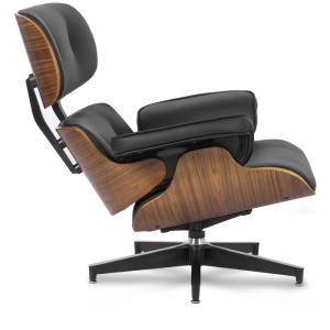 FOTOLIU CU TABURET, ARTIM, NEGRU/NATUR, MATERIAL LEMNOS, METAL SI PIELE ECO, STIL MODERN - Img 4