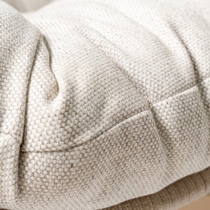 FOTOLIU DE GRADINA, HOLAND, 1 LOC, BEJ, REALIZAT DIN POLIRATAN SI TEXTIL - Img 6