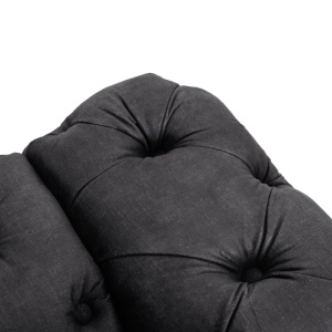FOTOLIU DEOSEBIT, ARTIM MEBLE, MATERIAL TEXTIL( CATIFEA) SI SUPORT METALIC, CULOARE NEAGRA/AURIU, STIL MODERN - Img 6
