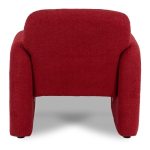FOTOLIU DEOSEBIT, ARTIM MEBLE, REALIZAT DIN MATERIAL BOUCLE BURGUND SI METAL, STIL MODERN - Img 5