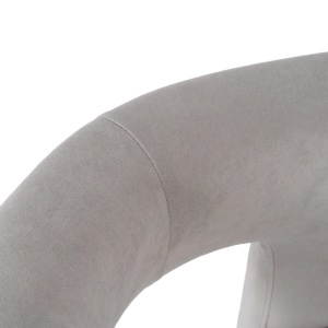 FOTOLIU DEOSEBIT, ARTIM MEBLE, REALIZAT DIN MATERIAL CATIFEA GRI SI METAL, STIL MODERN - Img 7