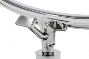 FOTOLIU EXCLUSIVIST BUBBLE STAND 2, GRI DESCHIS/TRANSPARENT/CROM, DIN ACRIL SI CASMIR, STIL MODERN - Img 3