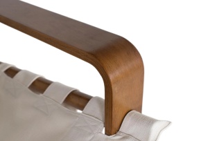 FOTOLIU LIVING DE RELAXARE SALOR 76CM, REALIZAT DIN LEMN SI TEXTIL, CULOARE ALB/NATUR, GINER Y COLOMER - Img 6