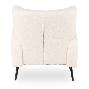 FOTOLIU LIVING NICO, REALIZAT DIN METAL SI TEXTIL BOUCLE, CULOARE CREM, ARTIM MEBLE - Img 6
