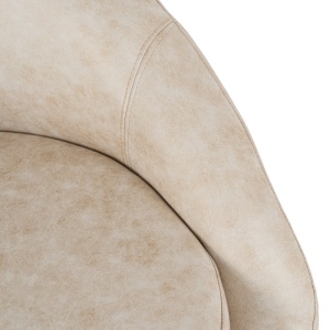 FOTOLIU LIVING ROTATIV GIULIO, REALIZAT DIN METAL SI PIELE ECO, CULOARE CREM, ARTIM MEBLE - Img 7
