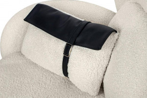 FOTOLIU MODERN, TAPE TEDDY, DIN METAL, PIELE ECO SI MATERIAL BOUCLE , DESIGN EXCLUSIVIST - Img 7
