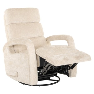 FOTOLIU PIVOTANT RELAXANT DENVI, BEJ CHENILLE NIAGARA 902, S5166, TAPITERIE CHENILLE, STIL MODERN - Img 3