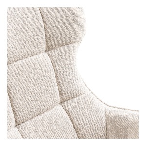 FOTOLIU RELAXARE ROTATIV TURIN, DIN METAL SI TEXTIL, CULOARE BEJ, HOUSE NORDIC - Img 6