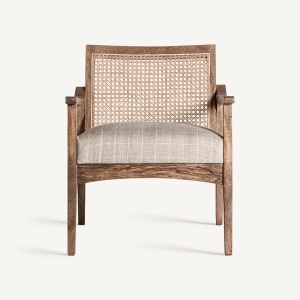FOTOLIU VALHEY 32786, MARO SI NATURAL, CONFECTIONAT DIN LEMN DE MANGO, POLIESTER SI RATTAN, STIL MODERN - Img 2