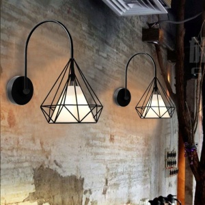LAMPA de perete APLICA IN STIL LOFT E27 BELLO METAL - Img 3