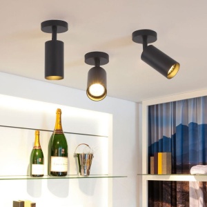 Lampă de tavan APP1244-1C BLACK - Img 2