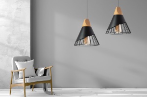 Lampa DE TAVAN SUSPENDABILA stil scandinav Metal APP223-1CP - Img 4