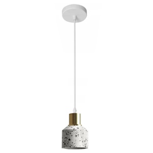 Lampă de tavan suspendată din beton Lastri White APP931-1CP - Img 2