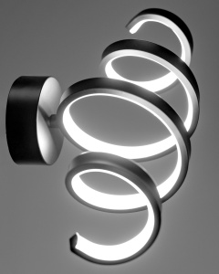 LAMPĂ LED SPRING APP826-W BLACK MATT - Img 4