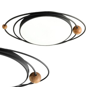 Lampa Plafoniera Galaxy Black APP870-C - Img 2