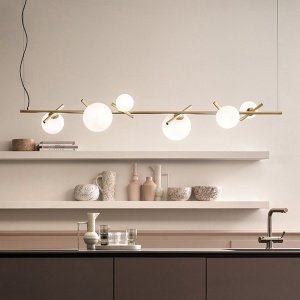 Lampă suspendată APP1664-6CP Gold - Img 3
