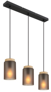 Lampă suspendată APP1812-3CP Frosted Grey