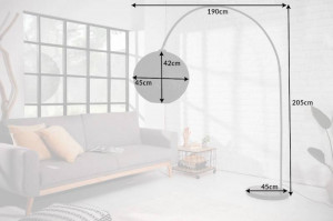 LAMPADAR COCOONING 205CM DIN CANEPA SI METAL COD 40686 - Img 7