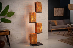 LAMPADAR EUPHORIA 154 CM DIN LEMN SI METAL COD 40504 - Img 1