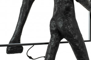 LAMPADAR EXCLUSIVIST 218CM, HUMAN SQUARE, FIBRA DE STICLA SI ABAJUR DE STICLA - Img 3