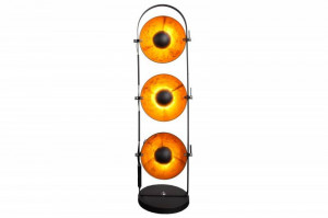 LAMPADAR, STUDIO, NEGRU/AURIU, 130CM, DIN INOX - Img 6