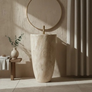 LAVOAR FREESTANDING ANYA SAVANA MATT, 83 CM, DIN CERAMICA, CALITATE SUPERIOARA - Img 7