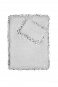 LENJERIE FLOUNCE LINEN GRI PIATRA MARIMEA M IDEALA PENTRU PATUT BEBELUSI BA - Img 4
