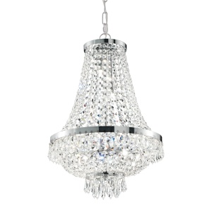 LUSTRA CAESAR SP12, CROM, DIN CRISTAL, STIL CLASIC