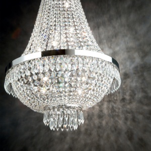 LUSTRA CAESAR SP6, CROM, DIN CRISTAL, STIL CLASIC - Img 2