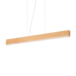 LUSTRA CRAFT SP, NEGRU/NATURAL, DIN METAL SI LEMN, STIL MODERN