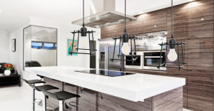 LUSTRA CU 3 BECURI APP220-3CP, 50x108 cm, NEGRU, DIN METAL, STIL MODERN, TU - Img 2