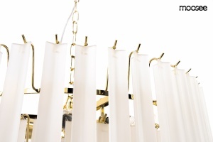 LUSTRA GORDON 60, AURIE, CONFECTIONATA DIN METAL SI STICLA, STIL MODERN - Img 3