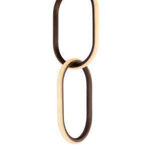 LUSTRA LACEY BRONZ, HL-0172, CONFECTIONATA DIN ALUMINIU, STIL MODERN - Img 4