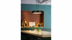 LUSTRA, LED GOLD BLACK 40CM ,APP948-1CP, METAL SI LED - Img 2