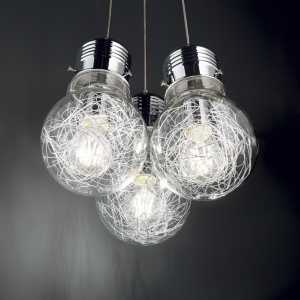LUSTRA LUCE MAX SP3, CROM, DIN STICLA, STIL MODERN - Img 3