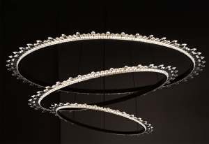 Lustra Tavan LED Cristal APP1609-3C GOLD - Img 4