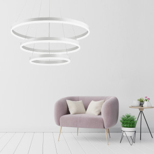 LUSTRA VEGAS APP657, 20x40x60 cm, ALB/GRI, DIN METAL DE INALTA CALITATE, STIL MODERN, TU - Img 4