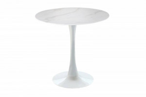 MASA BISTRO, LYON 80CM, DIN STICLA CU ASPECT MARMURA, DESIGN MODERN, ARTIM GROUP - Img 4