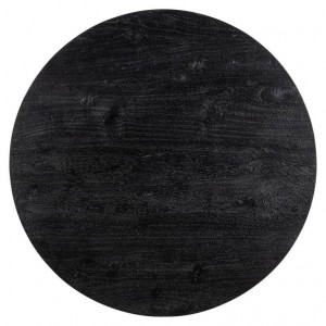 MASA DE BAR REVELIN, 81 CM, NEGRU/AURIU ANTICHIZAT, DIN LEMN DE MANGO SI METAL, RICHMOND INTERIORS - Img 2