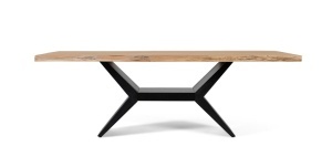 MASA DIN LEMN 220CM, COD 2202, DIN LEMN DE SALCAM SI METAL, ARTIM GROUP SELECTION