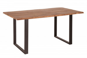 MASA DINING 140CM, DIN LEMN MASIV, MAMMUT 39911, STIL VINTAGE - Img 5