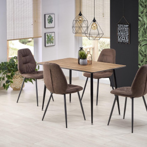 MASA DINING ARTTI NEGRU/NUC MIERE DESIGN VINTAGE HALMAR - Img 1