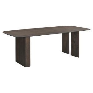 MASA DINING CASTELLO 230cm, REALIZATA DIN LEMN DE STEJAR, CULOARE MARO, STIL MODERN - Img 6